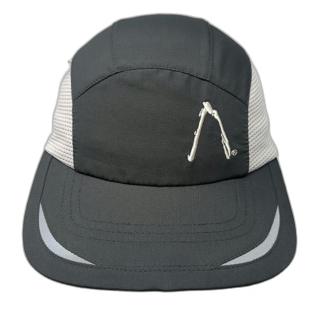 Ivory Baseball Cap Gray One Size Race to Robie Creek Reflective Mesh Silver Hat
